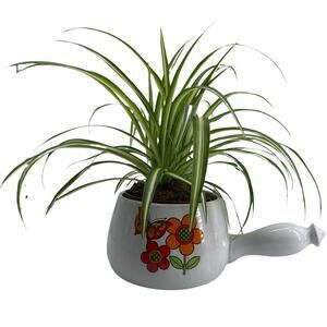 Fondue Pot Ceramic Mod Hip Retro Planter Vintage Boho Eclectic